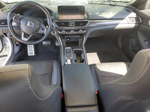 1HGCV2F3XMA011245 - 2021 HONDA ACCORD SPORT WHITE photo 8