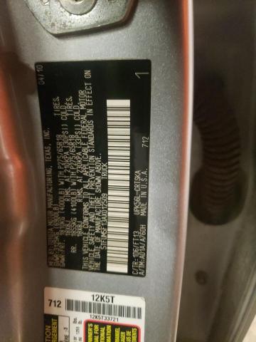 5TFUM5F13AX012509 - 2010 TOYOTA TUNDRA DOUBLE CAB SR5 SILVER photo 12