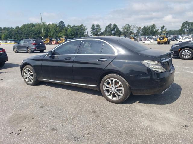 55SWF4KB5FU016363 - 2015 MERCEDES-BENZ C 300 4MATIC BLACK photo 2