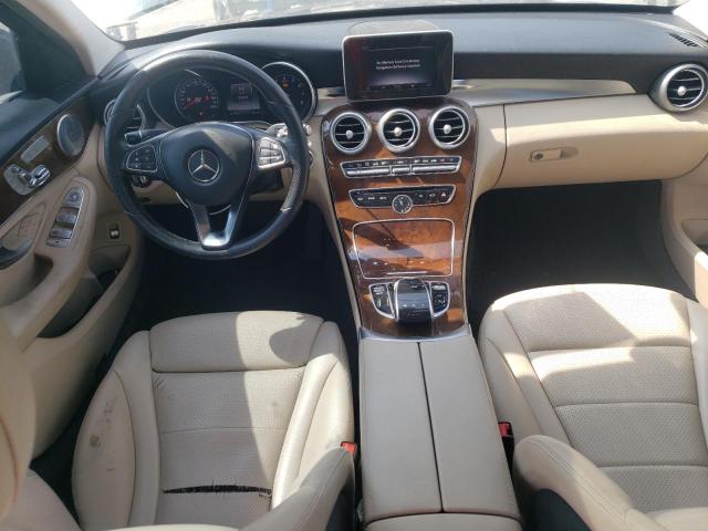 55SWF4KB5FU016363 - 2015 MERCEDES-BENZ C 300 4MATIC BLACK photo 8