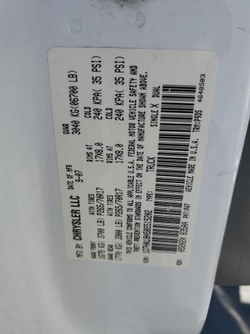 1D7HA18N58S515202 - 2008 DODGE RAM 1500 ST WHITE photo 12