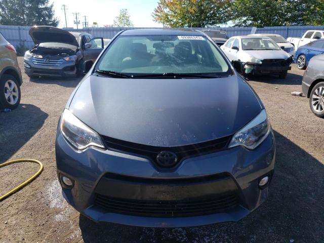 2T1BURHE8EC118361 - 2014 TOYOTA COROLLA L GRAY photo 5