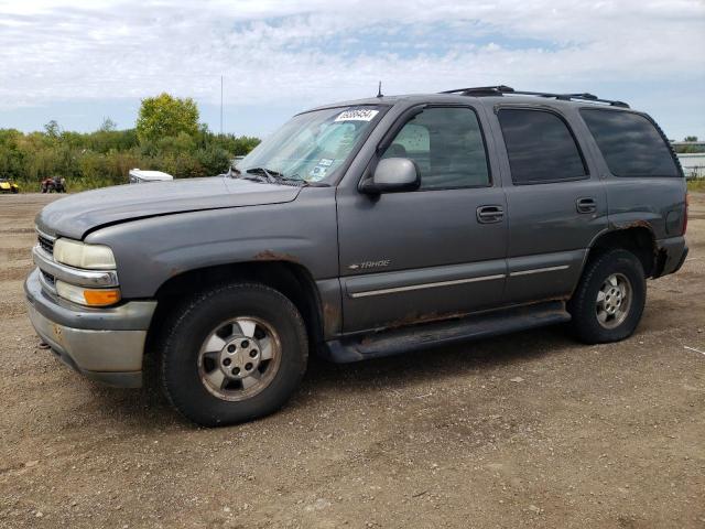 1GNEK13Z62J237144 - 2002 CHEVROLET TAHOE K1500 GRAY photo 1