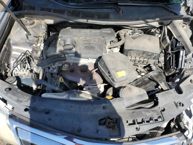 4T4BF1FK8DR284323 - 2013 TOYOTA CAMRY L GRAY photo 11