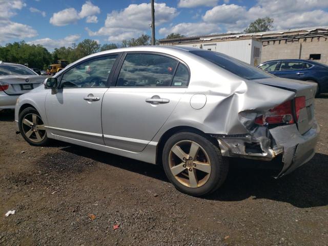 2HGFA16958H340806 - 2008 HONDA CIVIC EXL SILVER photo 2