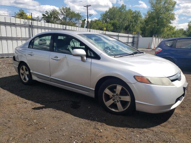 2HGFA16958H340806 - 2008 HONDA CIVIC EXL SILVER photo 4