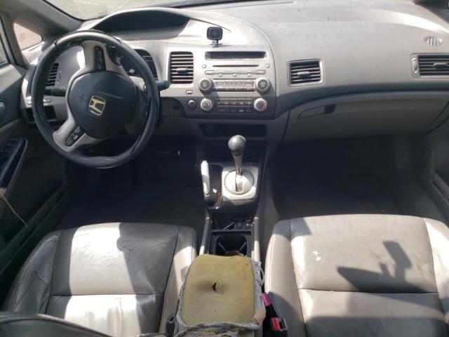 2HGFA16958H340806 - 2008 HONDA CIVIC EXL SILVER photo 8