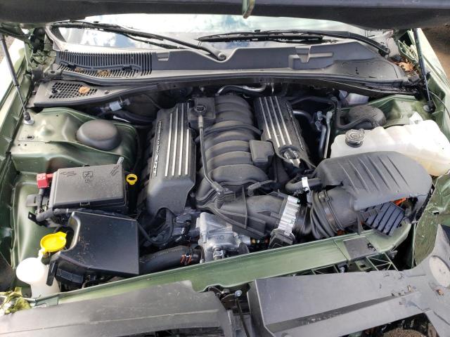 2C3CDZFJ9NH108615 - 2022 DODGE CHALLENGER R/T SCAT PACK GREEN photo 11