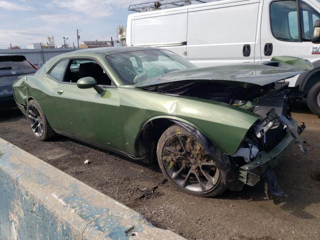 2C3CDZFJ9NH108615 - 2022 DODGE CHALLENGER R/T SCAT PACK GREEN photo 4