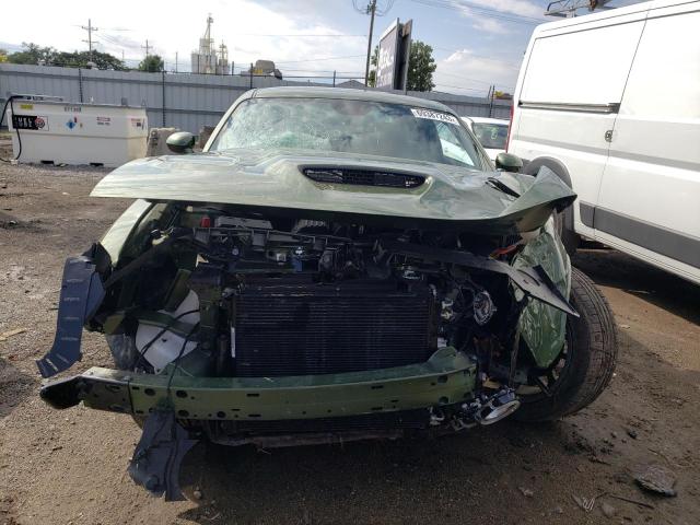 2C3CDZFJ9NH108615 - 2022 DODGE CHALLENGER R/T SCAT PACK GREEN photo 5