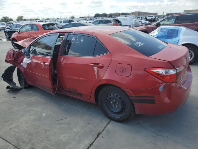 2T1BURHE2FC440981 - 2015 TOYOTA COROLLA L MAROON photo 2