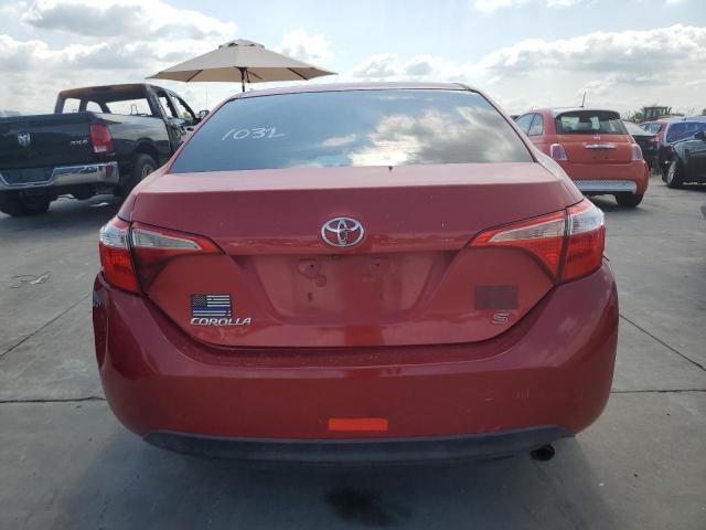 2T1BURHE2FC440981 - 2015 TOYOTA COROLLA L MAROON photo 6