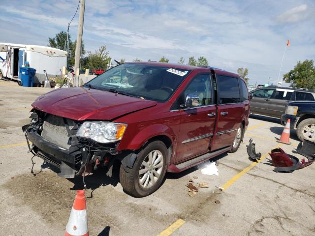 2C4RC1GG4GR119970 - 2016 CHRYSLER TOWN & COU LIMITED PLATINUM RED photo 1