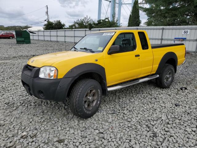 1N6ED26Y01C357260 - 2001 NISSAN FRONTIER KING CAB XE YELLOW photo 1