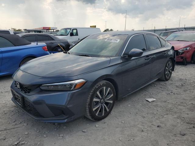 19XFL1H72RE014964 - 2024 HONDA CIVIC EXL ნაცრისფერი ფოტო 1