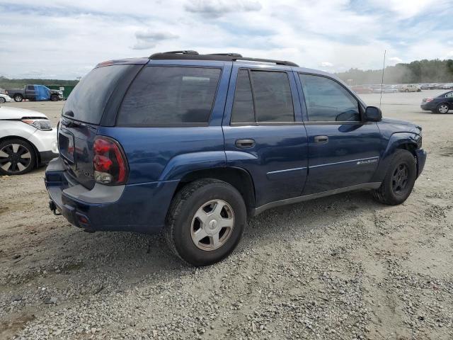 1GNDS13S222495833 - 2002 CHEVROLET TRAILBLAZE BLUE photo 3