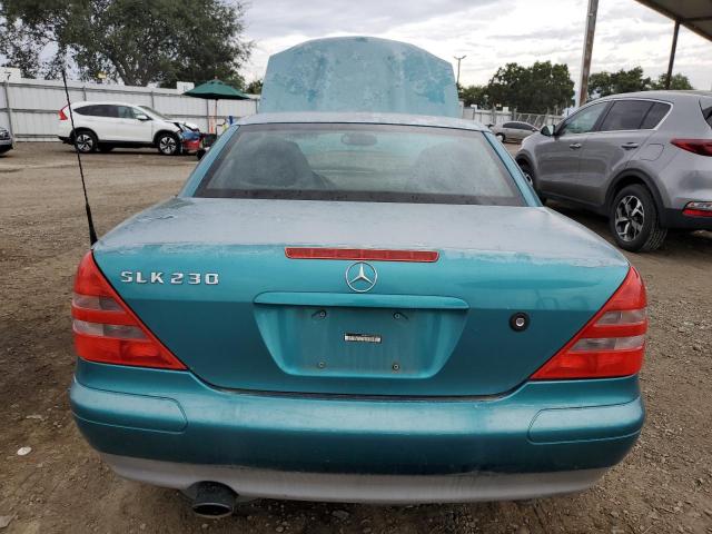 WDBKK47F3WF062873 - 1998 MERCEDES-BENZ SLK 230 KOMPRESSOR TURQUOISE photo 10