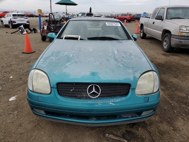 WDBKK47F3WF062873 - 1998 MERCEDES-BENZ SLK 230 KOMPRESSOR TURQUOISE photo 5