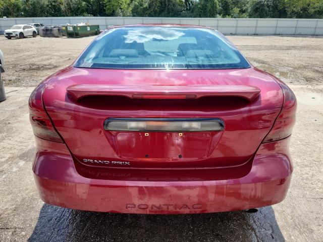 2G2WP552X61106244 - 2006 PONTIAC GRAND PRIX RED photo 6