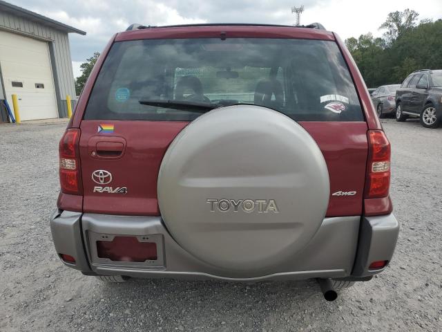 JTEHD20V850053532 - 2005 TOYOTA RAV4 MAROON photo 6