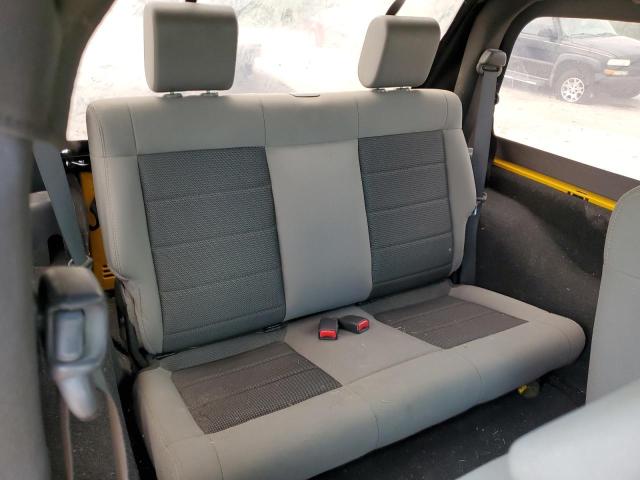 1J4FA24169L772059 - 2009 JEEP WRANGLER X ყვითელი ფოტო 11