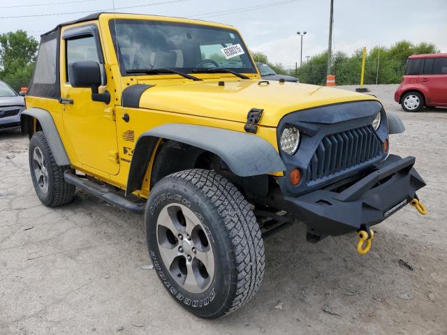 1J4FA24169L772059 - 2009 JEEP WRANGLER X ყვითელი ფოტო 4