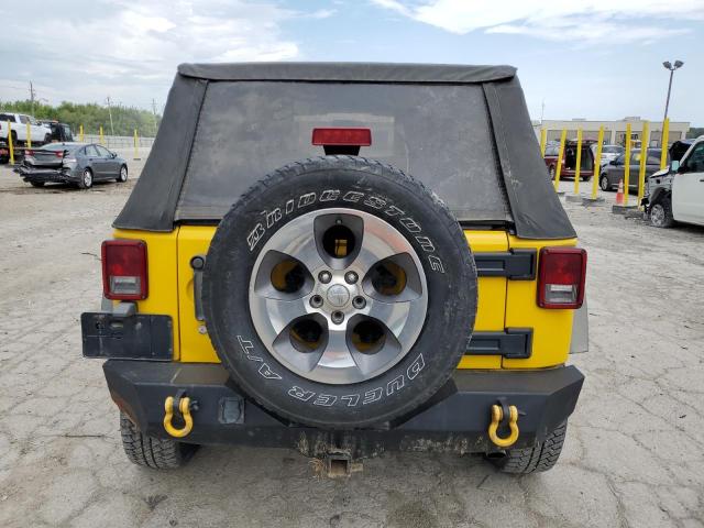 1J4FA24169L772059 - 2009 JEEP WRANGLER X ყვითელი ფოტო 6