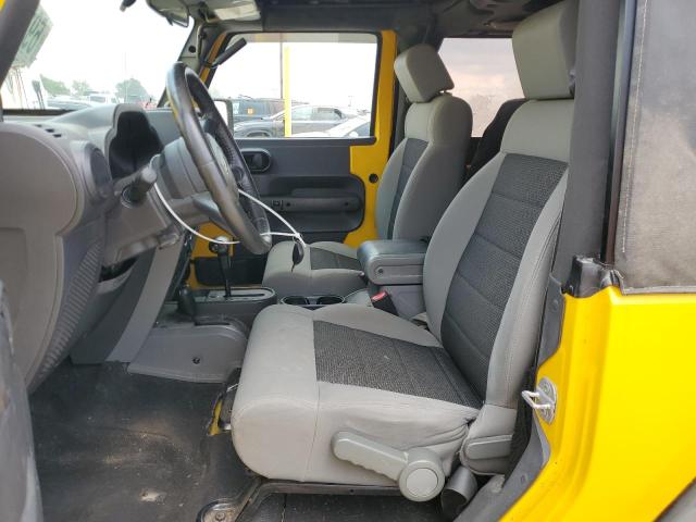1J4FA24169L772059 - 2009 JEEP WRANGLER X ყვითელი ფოტო 7