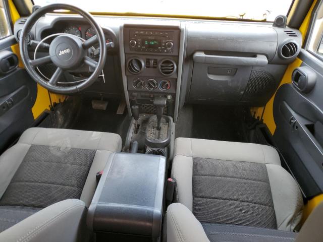1J4FA24169L772059 - 2009 JEEP WRANGLER X ყვითელი ფოტო 8