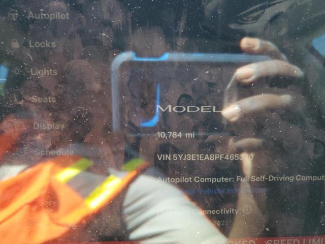 5YJ3E1EA8PF465370 - 2023 TESLA MODEL 3 GRAY photo 9