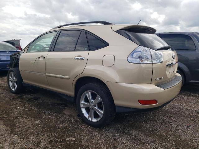 JTJHW31U082046266 - 2008 LEXUS RX 400H CREAM photo 2