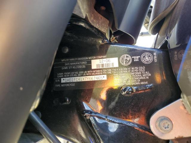 1HD1FC41X7Y667465 - 2007 HARLEY-DAVIDSON FLHTCUI 蓝色 照片 9