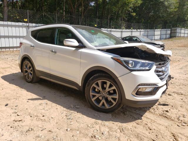 5XYZW4LA7HG499404 - 2017 HYUNDAI SANTA FE S WHITE photo 4