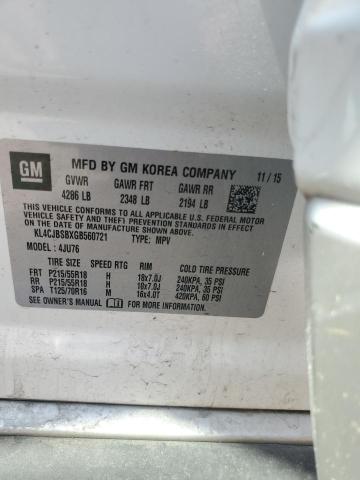 KL4CJBSBXGB560721 - 2016 BUICK ENCORE CONVENIENCE 白色 照片 13