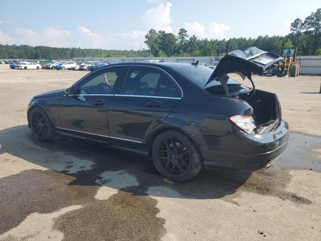 WDDGF5EB1BF642804 - 2011 MERCEDES-BENZ C 300 BLACK photo 2