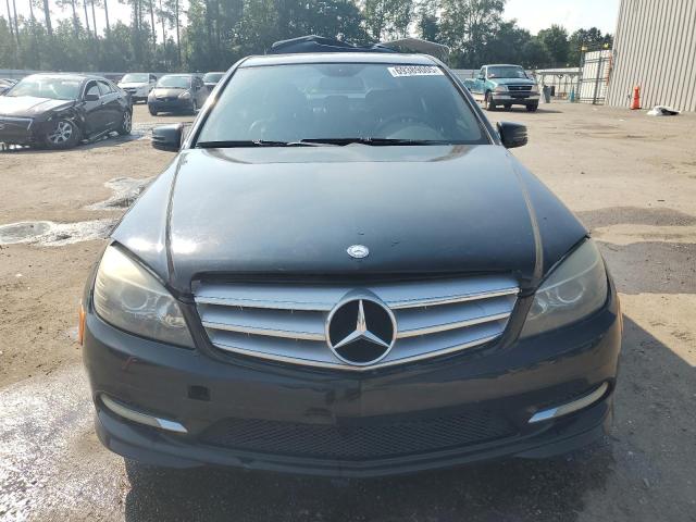 WDDGF5EB1BF642804 - 2011 MERCEDES-BENZ C 300 BLACK photo 5