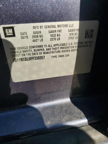 1G11B5SL6FF338357 - 2015 CHEVROLET MALIBU LS ლურჯი ფოტო 12