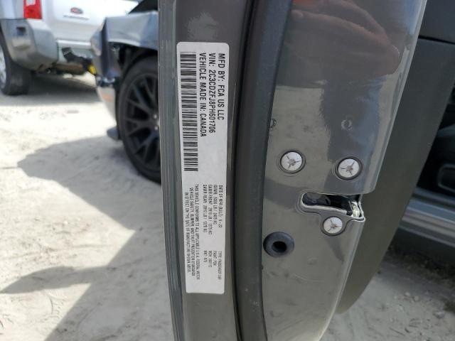 2C3CDZFJ8PH601706 - 2023 DODGE CHALLENGER R/T SCAT PACK GRAY photo 12