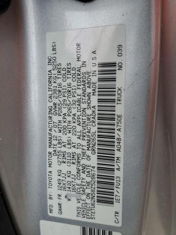 5TETU62N58Z528674 - 2008 TOYOTA TACOMA PRERUNNER ACCESS CAB SILVER photo 13