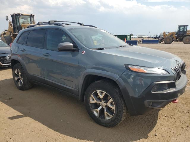 1C4PJMBS6EW276379 - 2014 JEEP CHEROKEE TRAILHAWK GRAY photo 4