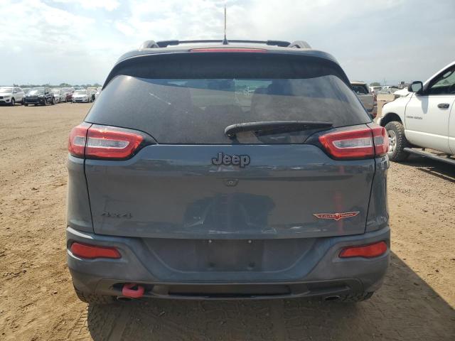 1C4PJMBS6EW276379 - 2014 JEEP CHEROKEE TRAILHAWK GRAY photo 6