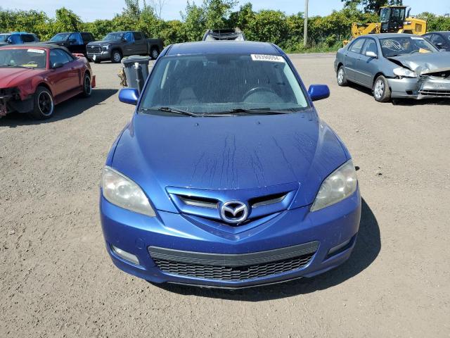 JM1BK343081178313 - 2008 MAZDA 3 HATCHBACK BLUE photo 5