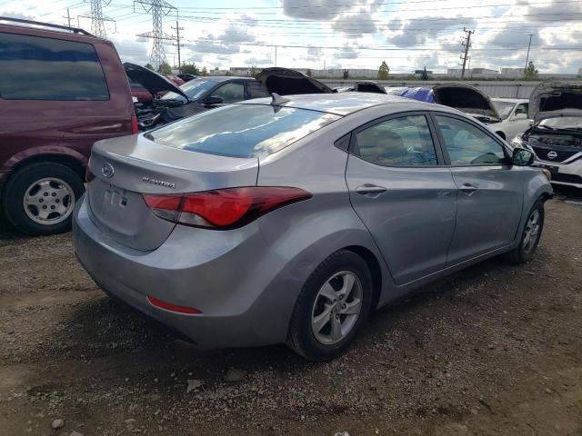 5NPDH4AE8FH553020 - 2015 HYUNDAI ELANTRA SE GRAY photo 3