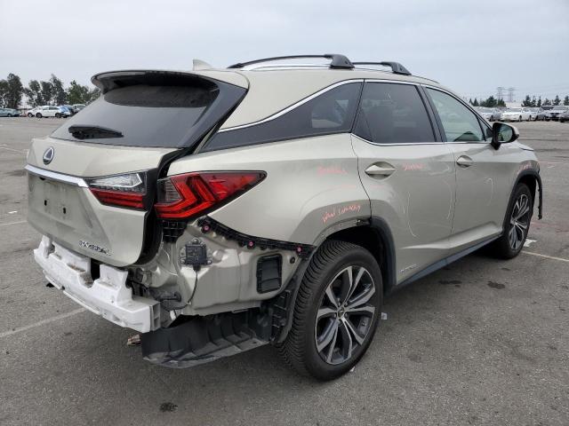 JTJHGKFA3L2009579 - 2020 LEXUS RX 450H L GOLD photo 3