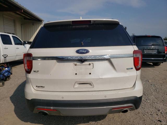 1FM5K8DH2GGC74330 - 2016 FORD EXPLORER XLT WHITE photo 6