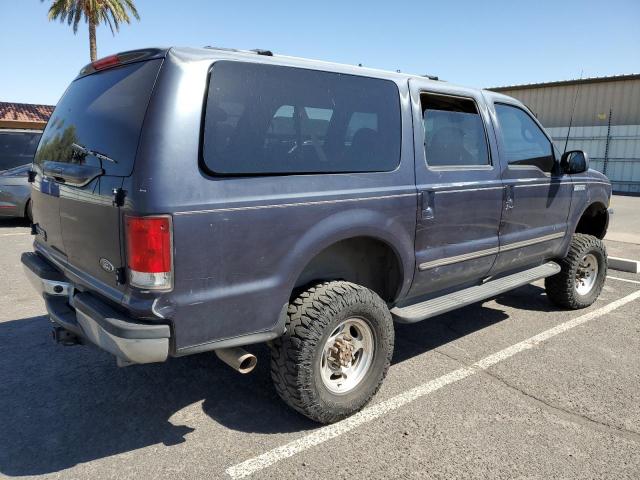 1FMNU41S6YEC33313 - 2000 FORD EXCURSION XLT BLUE photo 3