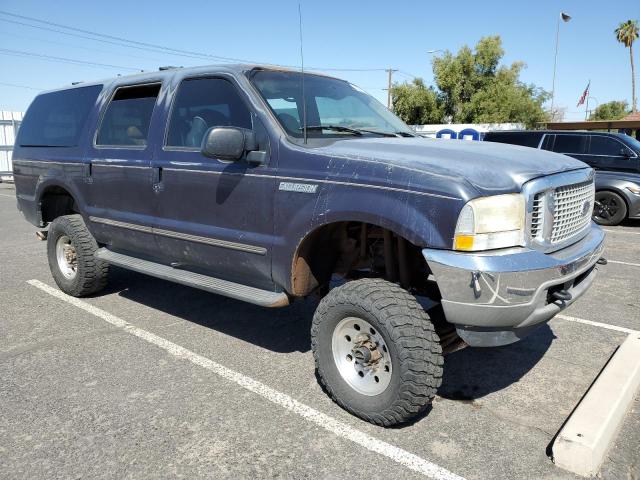 1FMNU41S6YEC33313 - 2000 FORD EXCURSION XLT BLUE photo 4