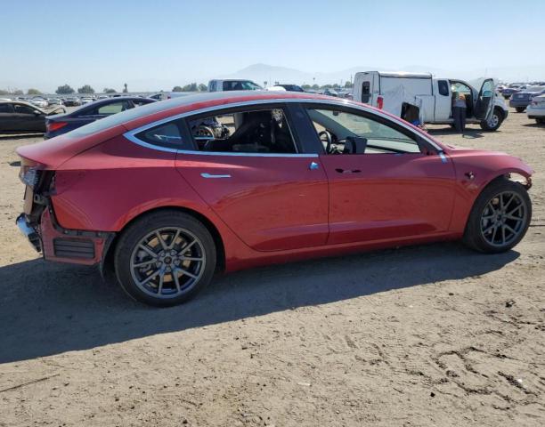 5YJ3E1EB7KF496742 - 2019 TESLA MODEL 3 BURGUNDY photo 3