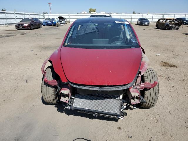 5YJ3E1EB7KF496742 - 2019 TESLA MODEL 3 BURGUNDY photo 5