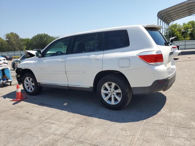 5TDZA3EH7CS019280 - 2012 TOYOTA HIGHLANDER BASE Biały zdjęcie 2